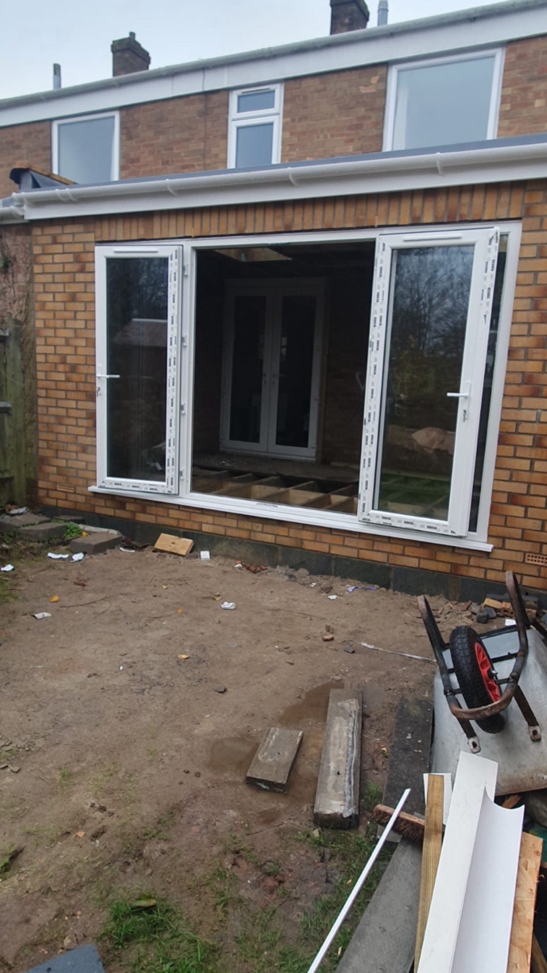 door installation before