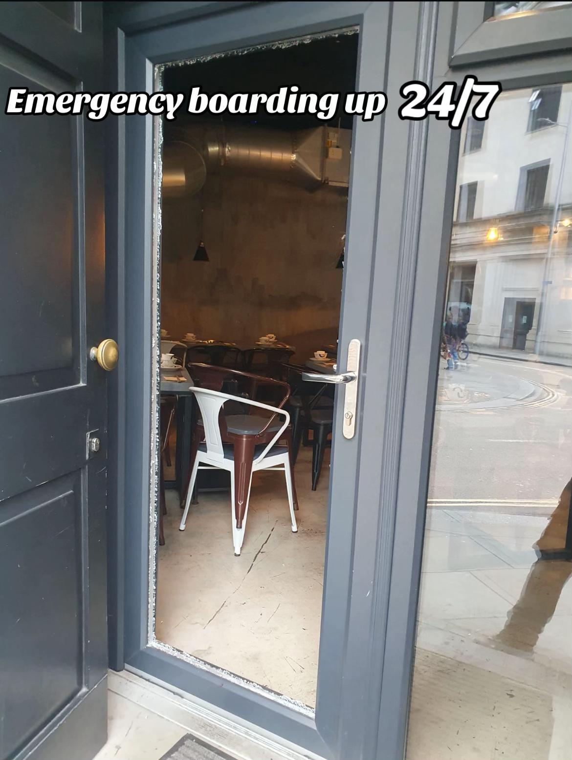 emergency boarding up before
